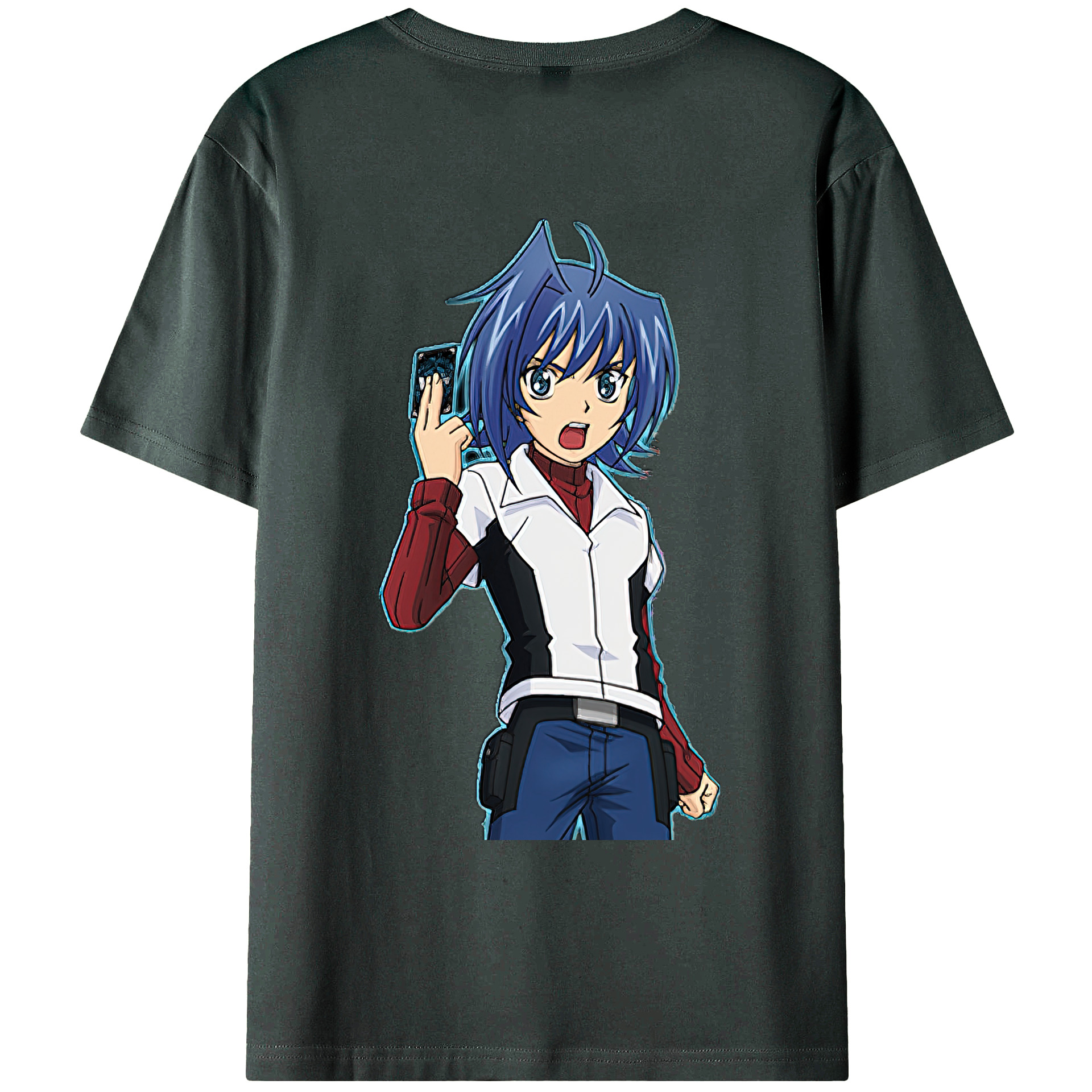 （画像用） 遊☆戯☆王 Yu-Gi-Oh! 綿100％ メンズ半袖Tシャツ（バックプリント） 通気性